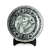 Stoneware Stylized Ganesha Display Plate